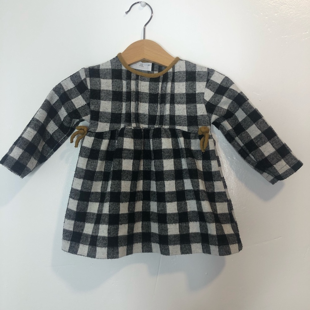 Zara baby checkered dress